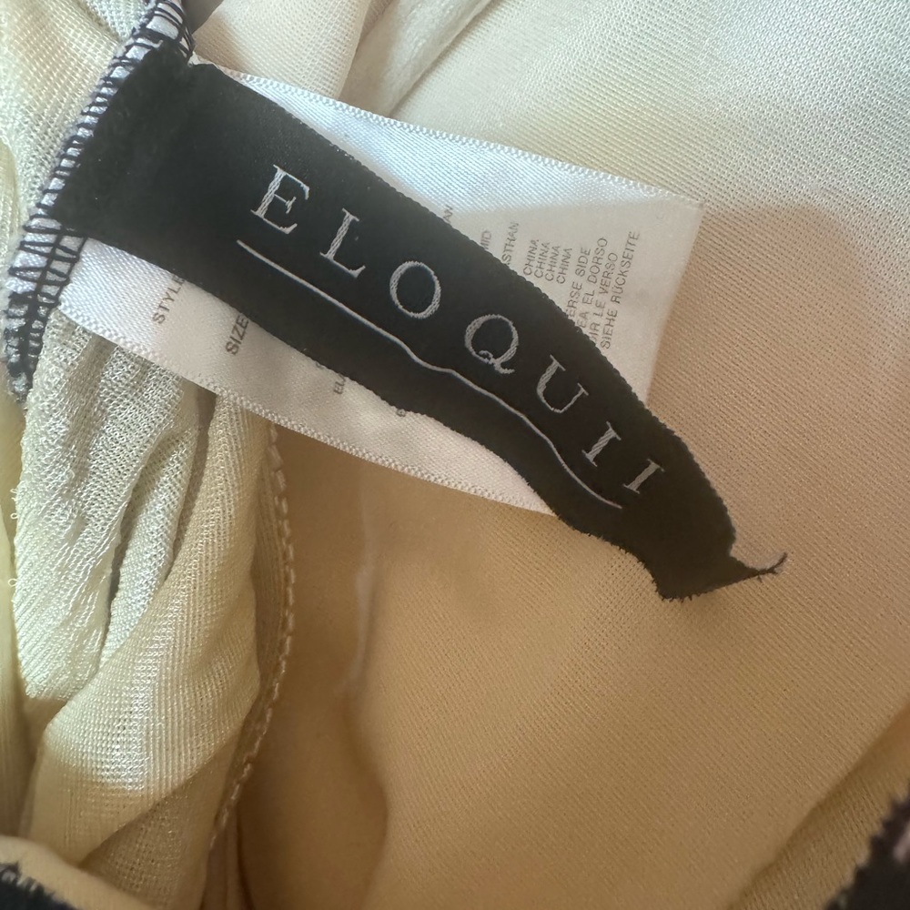Eloquii One Shoulder Ruffle Patchwork Floral Swim… - image 3